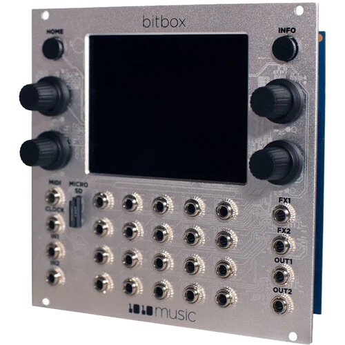 1010music bitbox mk2 Intuitive Sampling Module for Eurorack (26 HP, Silver) - Image 3