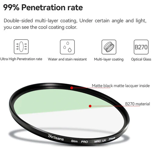 7artisans Photoelectric 67mm MRC-UV Filter - Image 7