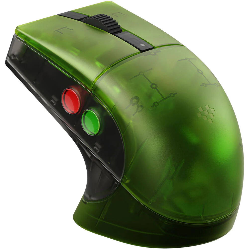 8BitDo Retro R8 Wireless Mouse with Charging Dock (Xbox Edition) - Image 4