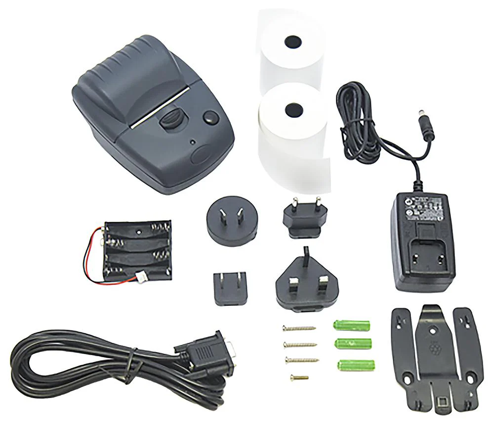 ABLE SYSTEMS AP1310BTKIT1 Portable Printer Kit, Compact, Hand Held, 60mm/s, Bluetooth, RS232, Able AP1300 Series - Image 2