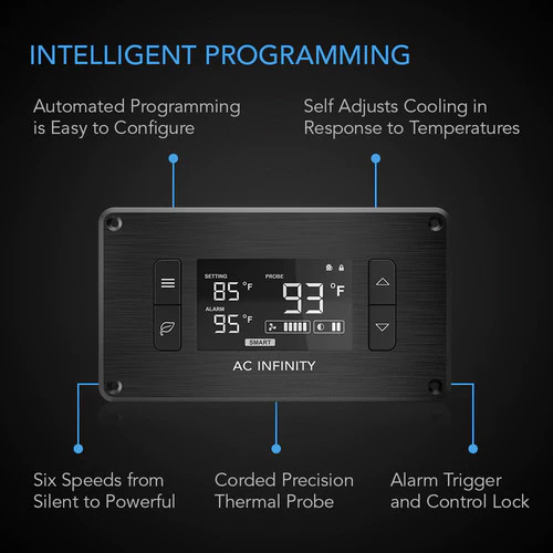 AC Infinity 18" AIRPLATE T9, Home Theater And AV Quiet Cabinet Cooling Fan System - Image 7