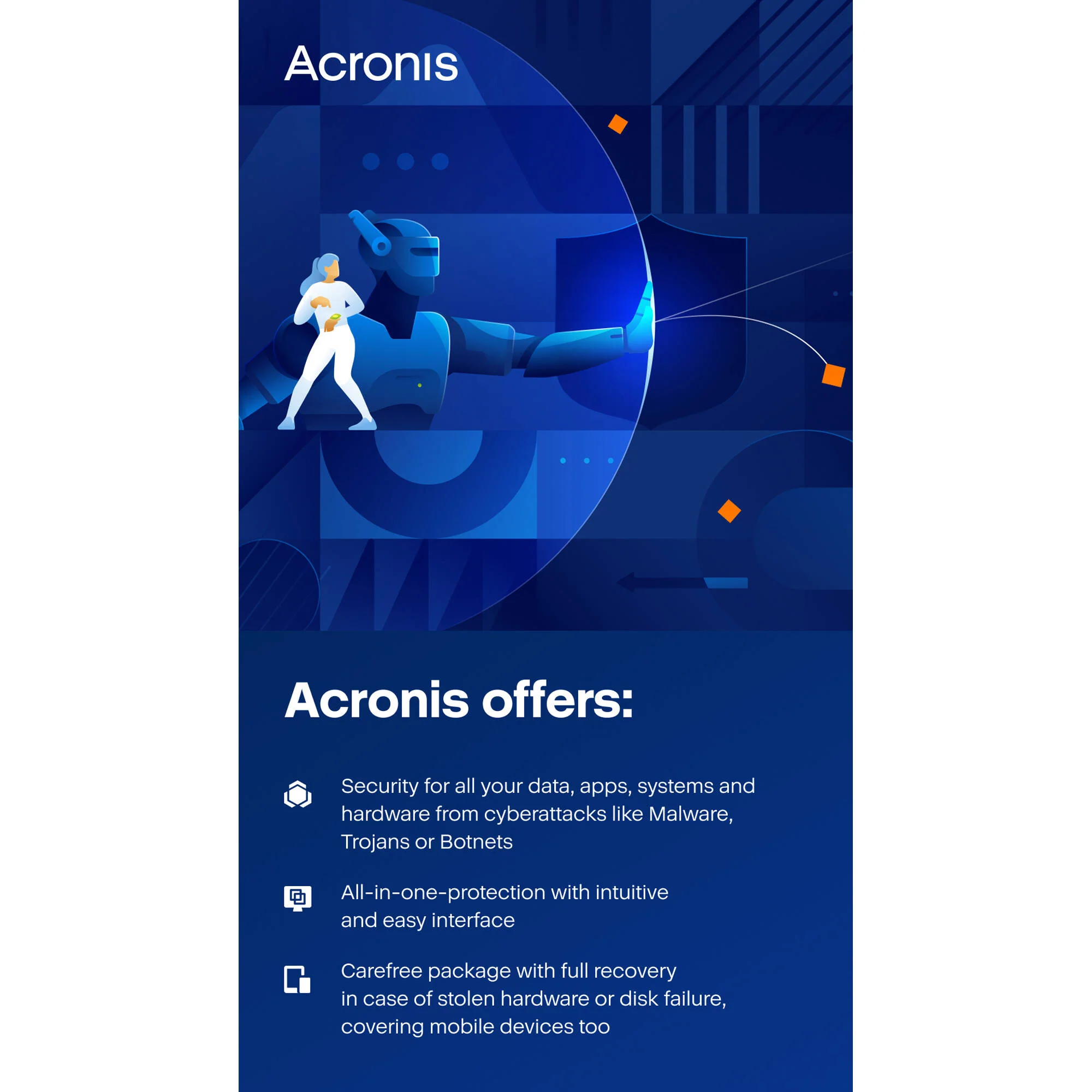 Acronis Cyber Protect Home Office Essential Edition (3 Windows or Mac Licenses, 1-Year Subscription, Download) - Image 3