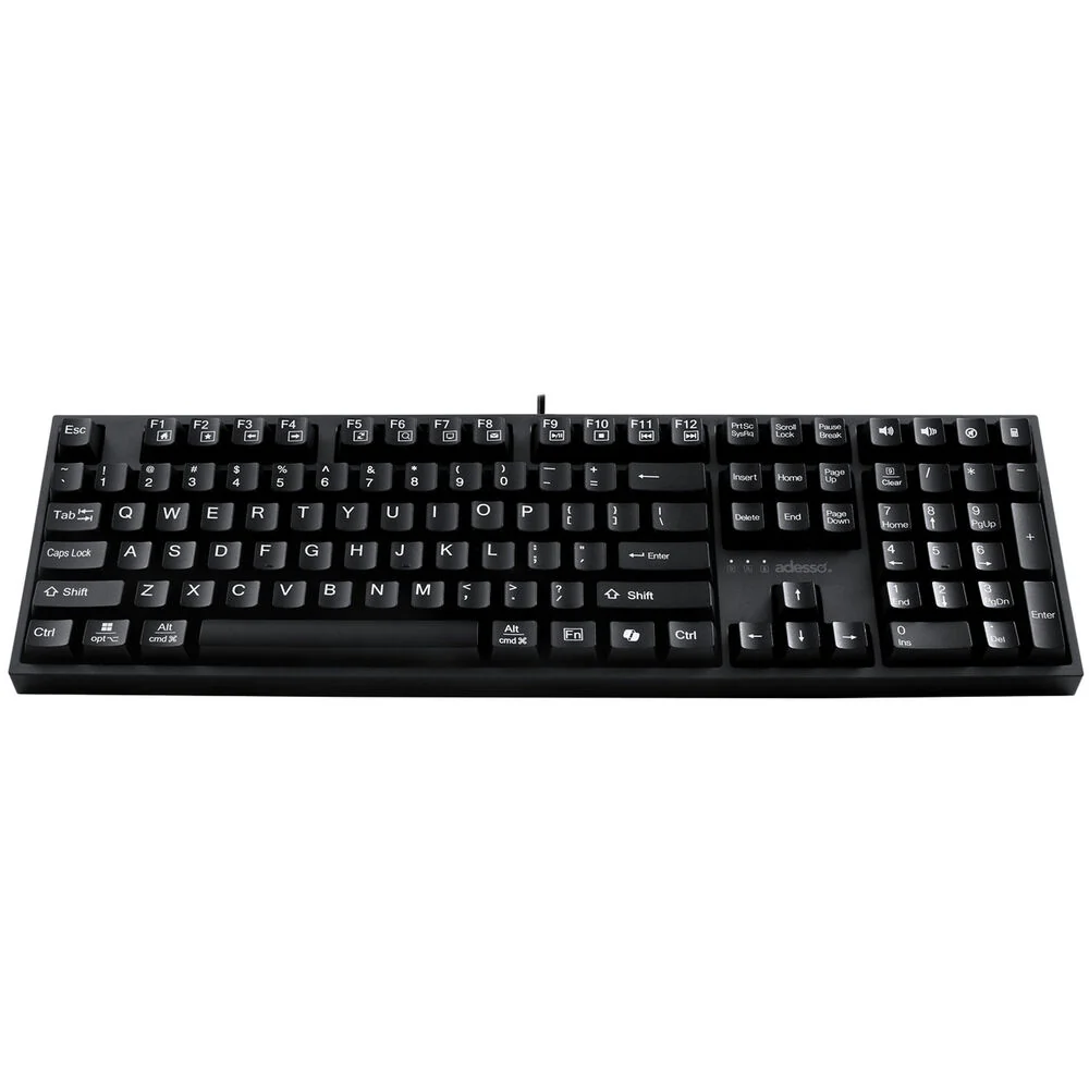Adesso EasyTouch 670 Mechanical Keyboard (Black) - Image 3