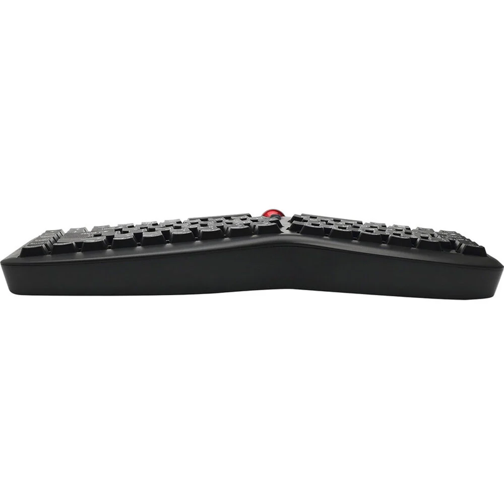 Adesso Tru-Form Media 3150 Wireless Ergo Trackball Keyboard (Black) - Image 4