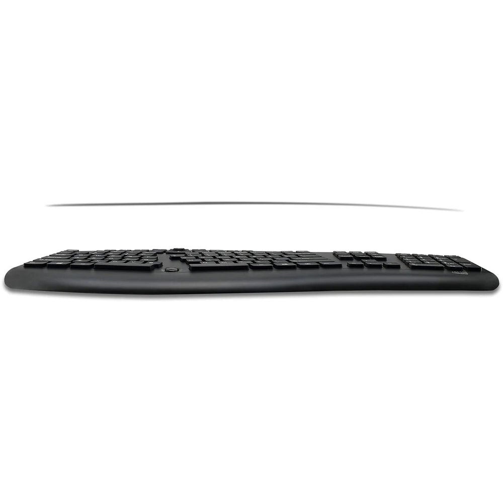 Adesso Trueform Wireless Ergo Keyboard and Optical Mouse (Black) - Image 5