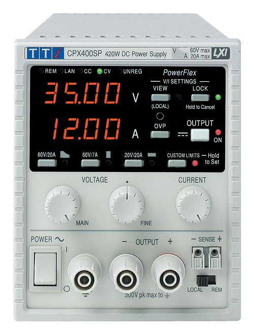 AIM-TTI Instruments CPX400SA Bench Power Supply Bus Programmable Adjustable 1 Output 0 V 60 A 20