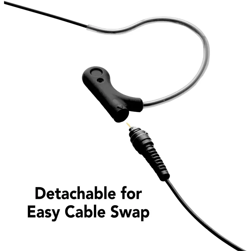 Airwave Technologies HSD-Slimclip System Dual-Ear Headset Microphone (Black, Shure TA4) - Image 4