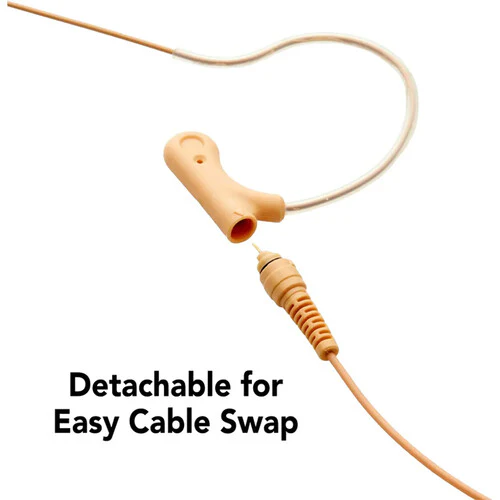 Airwave Technologies HSD-Slimline+SE Single-Ear Headset Microphone (Tan, 3.5mm Sennheiser) - Image 4