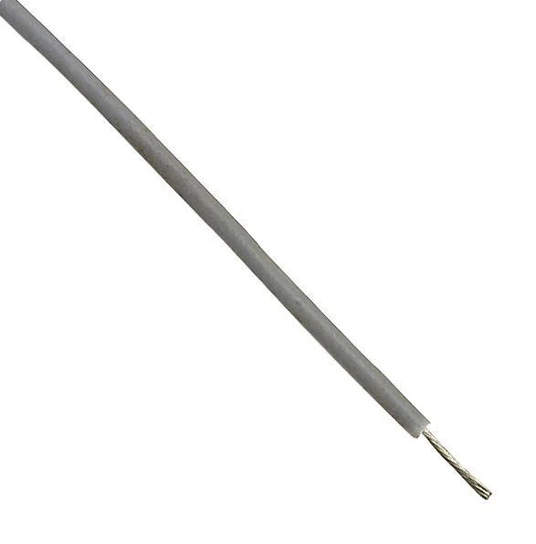 ALPHA WIRE 1852 SL005 Wire, Stranded, Hook Up, PVC, Grey, 28 AWG, 0.072 mm², 100 ft, 30.5 m