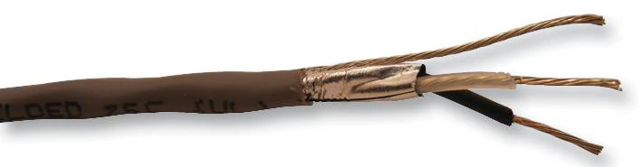 ALPHA WIRE 2422C SL005 2-Core 18 AWG Shielded Cable 30.5m (100ft)