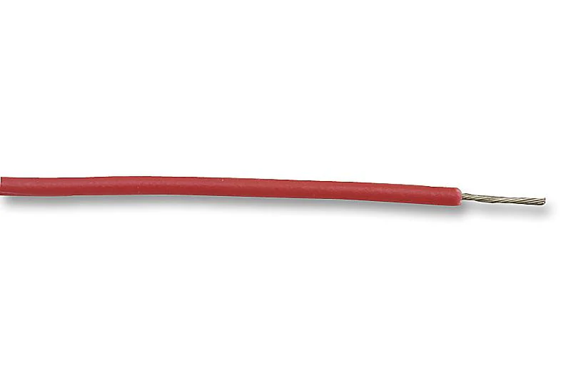 ALPHA WIRE 7131 RD001 Wire, Stranded, Hook Up, UL1430, PVC, Red, 22 AWG, 0.357 mm², 1000 ft, 304.8 m