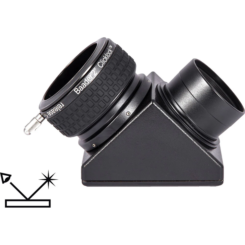 Alpine Astronomical Baader ClickLock BBHS Sitall Mirror Diagonal Star Diagonal (2") - Image 3