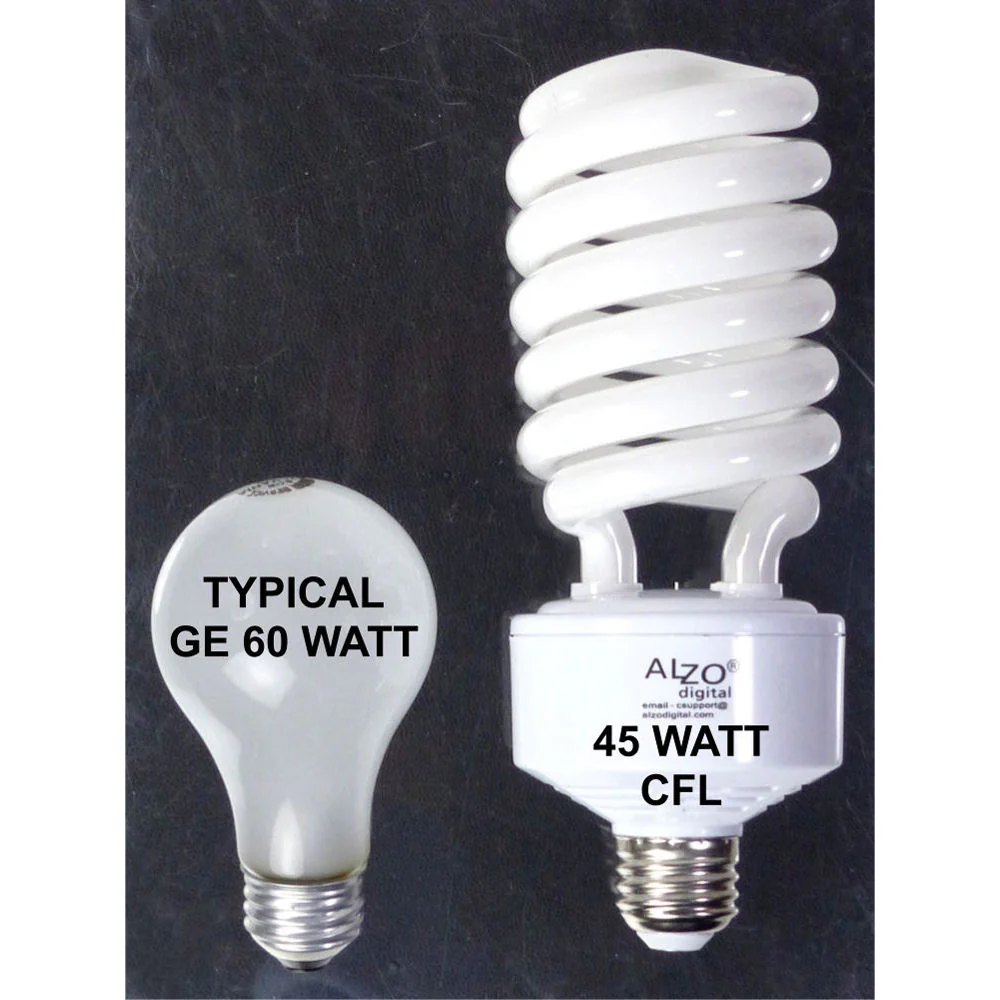 ALZO CFL Photo Light Bulb (45W/120V, 4-Pack) - Image 7