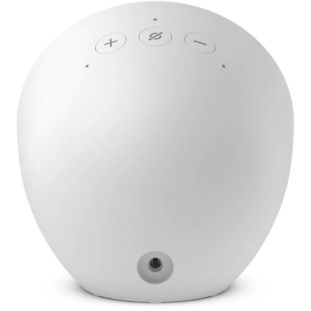 Amazon Echo Spot Smart Alarm Clock (2024 Edition, Glacier White) - Image 5