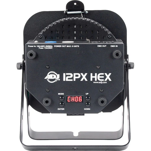 American DJ 12PX HEX LED Par Fixture (RGBAW+UV, Black) - Image 3