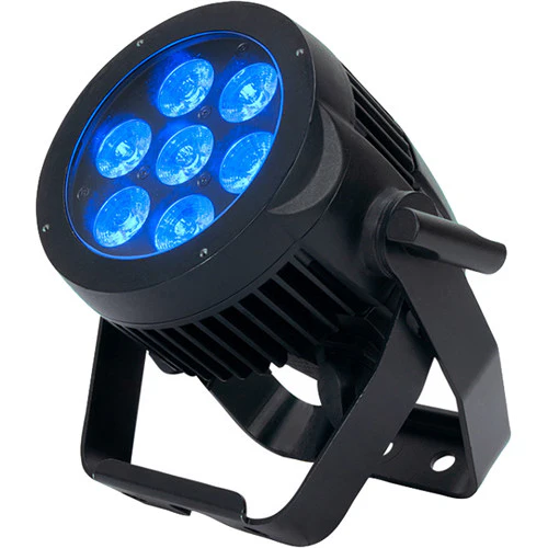 American DJ 7P HEX IP Heavy-Duty RGBAW+UV LED Wash Light (IP65) - Image 2