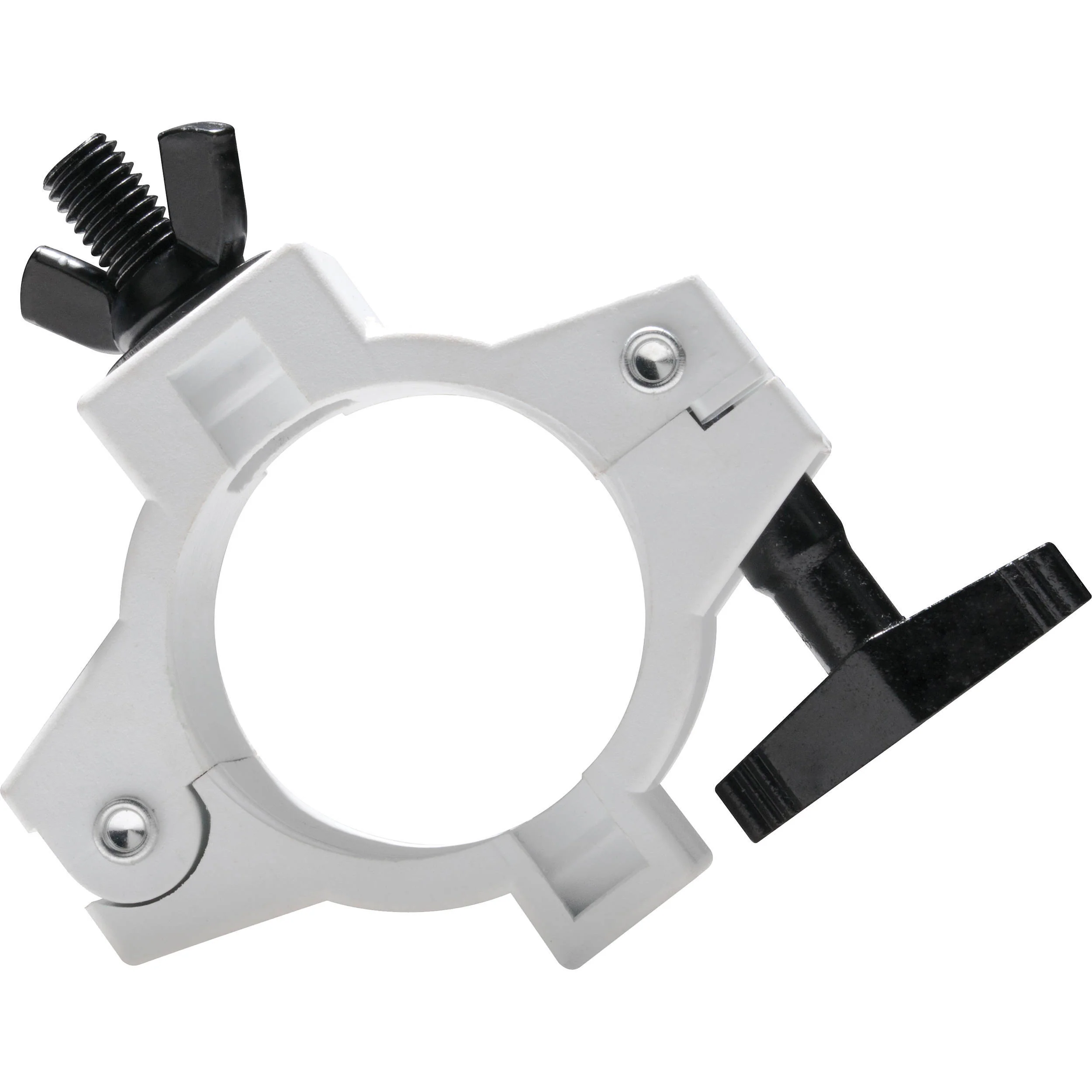 American DJ Oslim Pearl O-Clamp for 2" Rods (White, 3-Pack) - Image 3