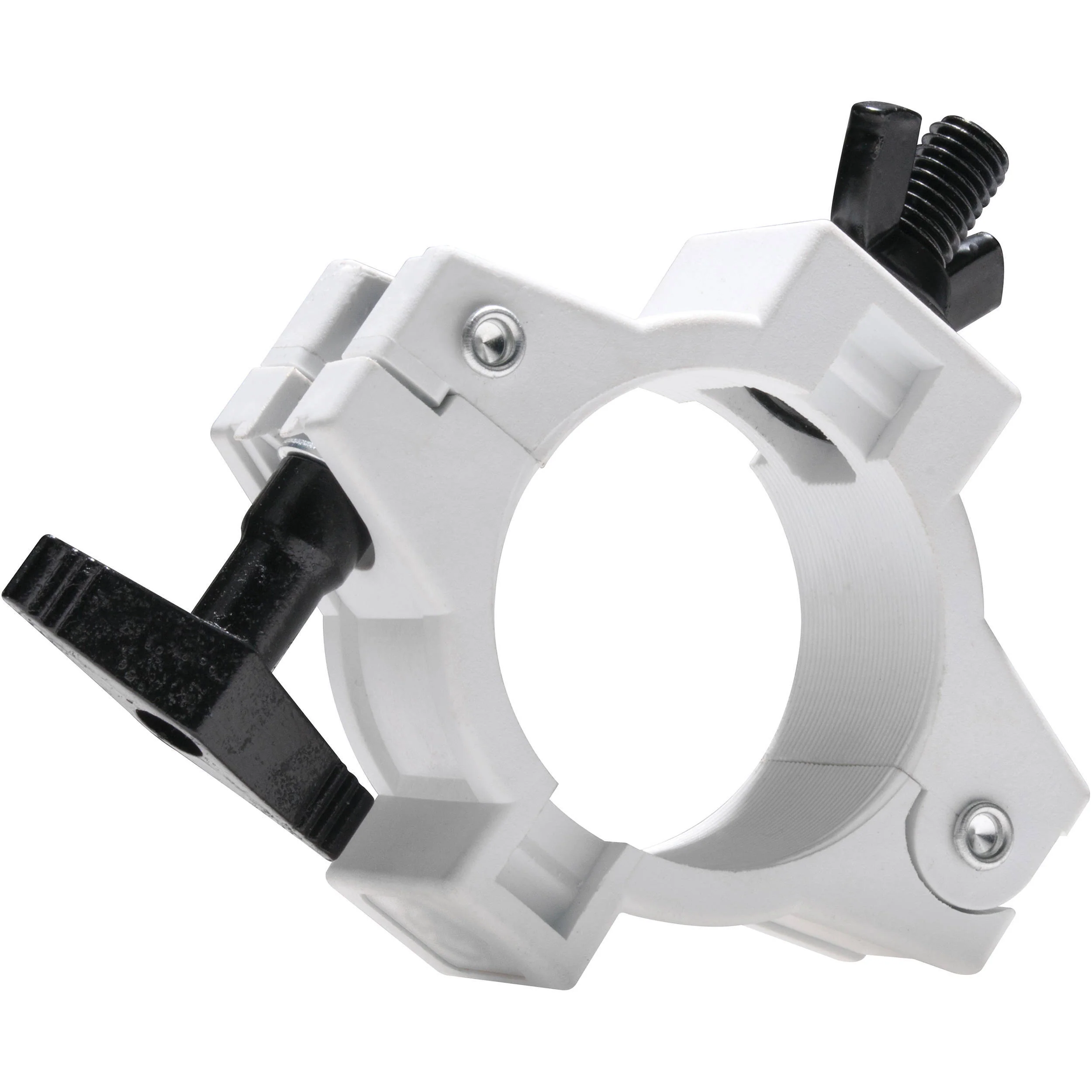 American DJ Oslim Pearl O-Clamp for 2" Rods (White, 3-Pack) - Image 4