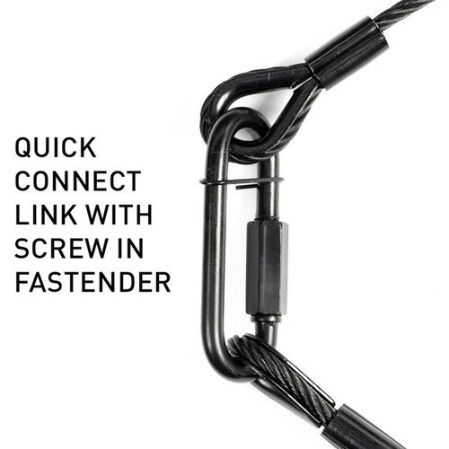 American DJ SC6B Safety Cable (31.5", Black) - Image 2