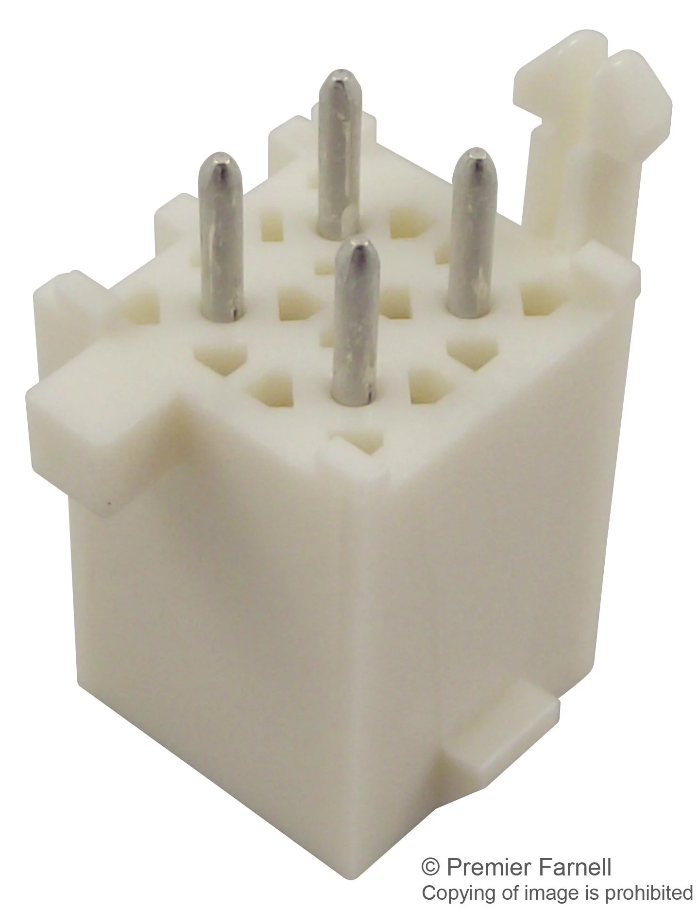 AMP - TE Connectivity 1-770174-0 Pin Header Vertical Wire-to-Board 4.14 mm 2 Rows 4 Contacts Through Hole Straight - Image 2