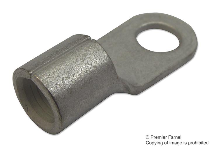AMP - TE Connectivity 130554 130554 Ring Tongue Terminal M6 1/4" 6 AWG 15 mm² Solistrand