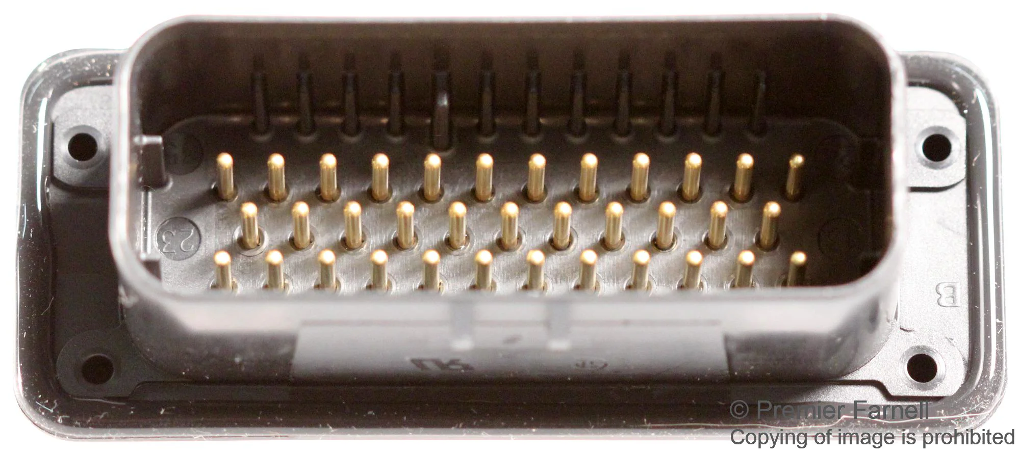 AMP - TE CONNECTIVITY 776163-1 Rectangular Power Connector, 35 Contacts, AMPSEAL, PCB Mount, Through Hole, 4 mm, Plug - Image 2