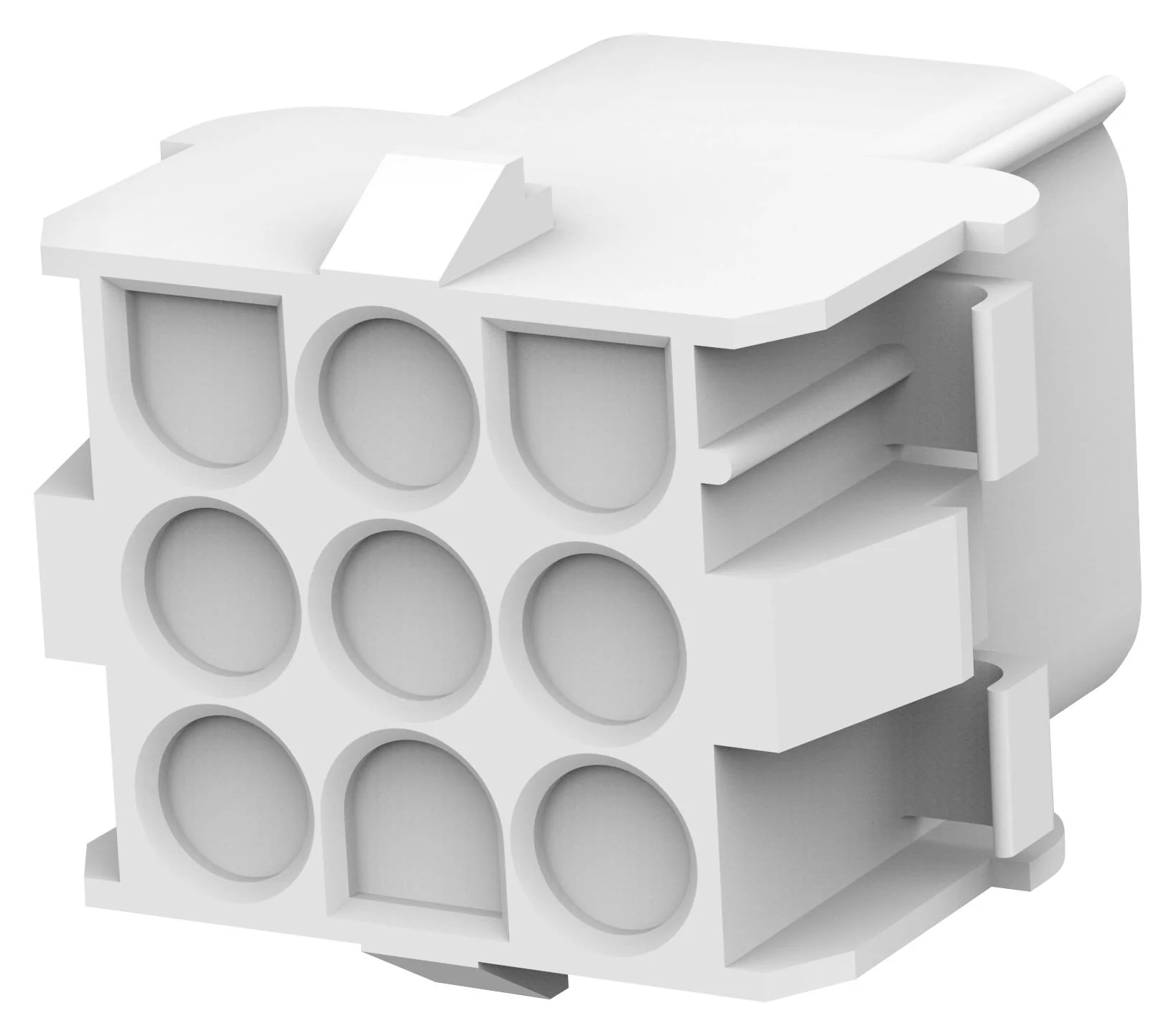 AMP - TE CONNECTIVITY 927231-5.. Connector Housing, Natural, Universal MATE-N-LOK Series, Receptacle, 9 Ways, 6.35 mm
