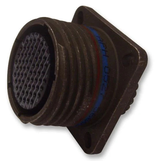 AMPHENOL AEROSPACE CTVP00RW-17-35P-LC Circular Connector, CTV Series, MIL-DTL-38999 Series III, Wall Mount Receptacle, 55 Contacts