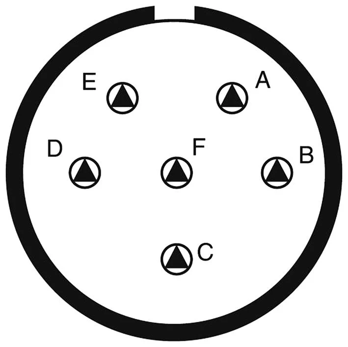 AMPHENOL AEROSPACE CTVP00RW-17-6S-LC Circular Connector, CTV Series, MIL-DTL-38999 Series III, Wall Mount Receptacle, 6 Contacts - Image 2