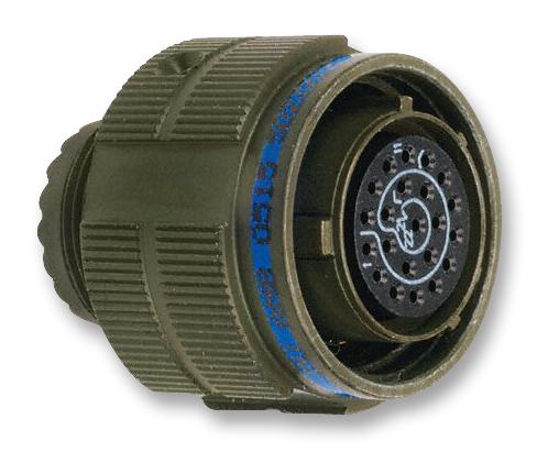Amphenol Aerospace D38999/26MH55SA D38999/26MH55SA Circular Connector MIL-DTL-38999 Series III Straight Plug 55 Contacts Crimp Socket Threaded