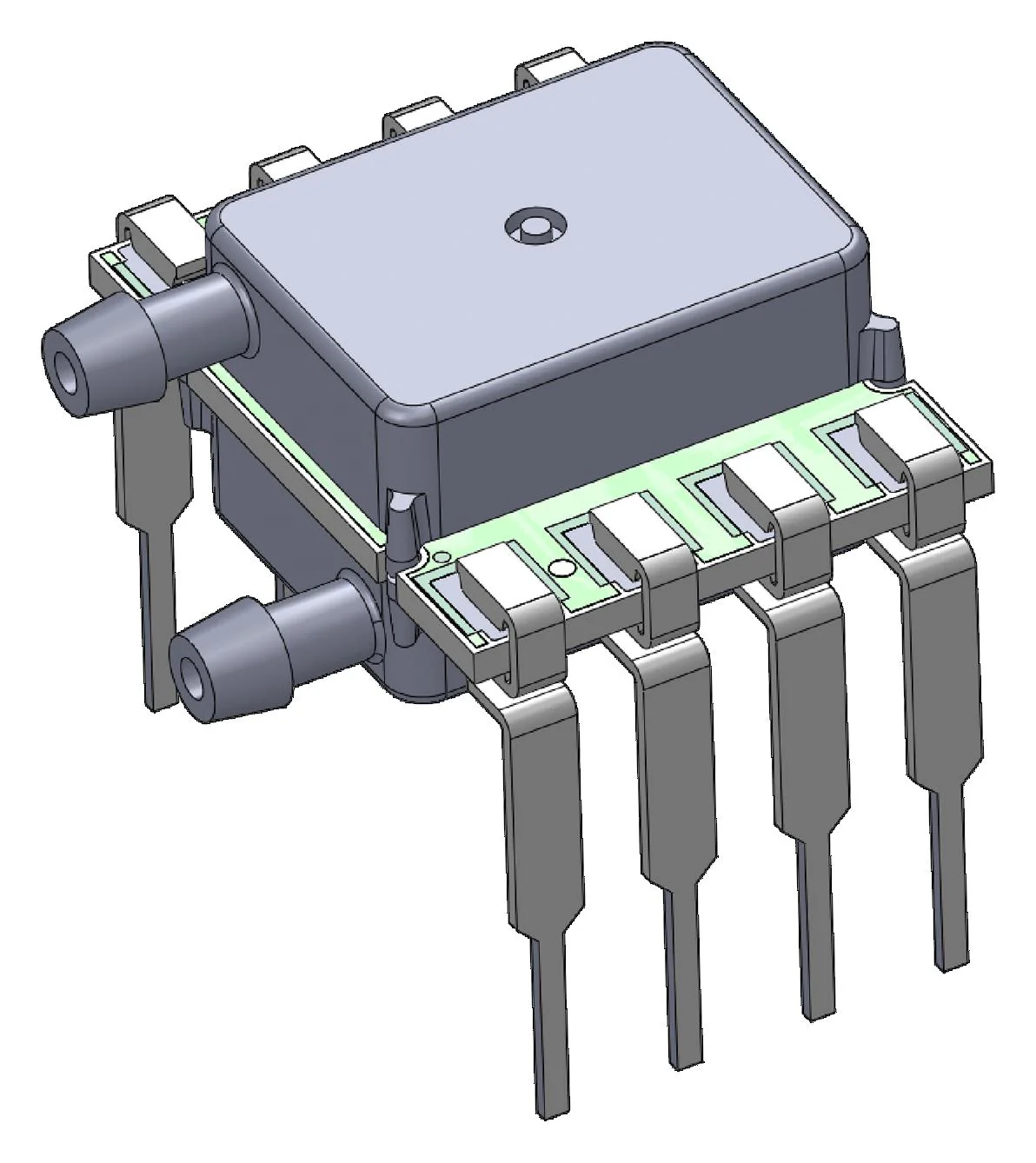 AMPHENOL ALL SENSORS ELVH-M160D-HRRD-C-N2A5 Pressure Sensor, Differential, -160 mbar, 160 mbar, 5 VDC, DIP