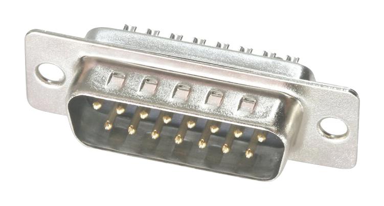 AMPHENOL CABLES ON DEMAND CN-DSUB15PIN0-000 D SUB CONN, PLUG, 15POS, DA, SOLDER CUP
