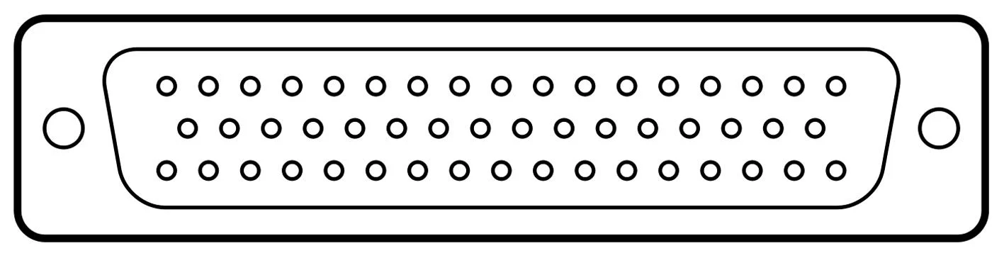 Amphenol Communications Solutions D50P24A6RX09LF D50P24A6RX09LF D Sub Connector DB50 Standard Plug 50 Contacts DD Solder - Image 2