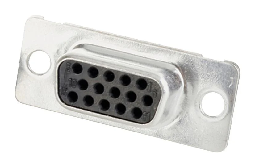 Amphenol Conec 164X11949X D Sub Connector Housing 15 Ways High Density DE Receptacle Steel Body New