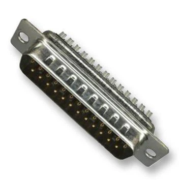 AMPHENOL FCE17-E09SM-290 Filtered D Sub Connector, DE, Receptacle, 9, 5600 pF, Steel Body