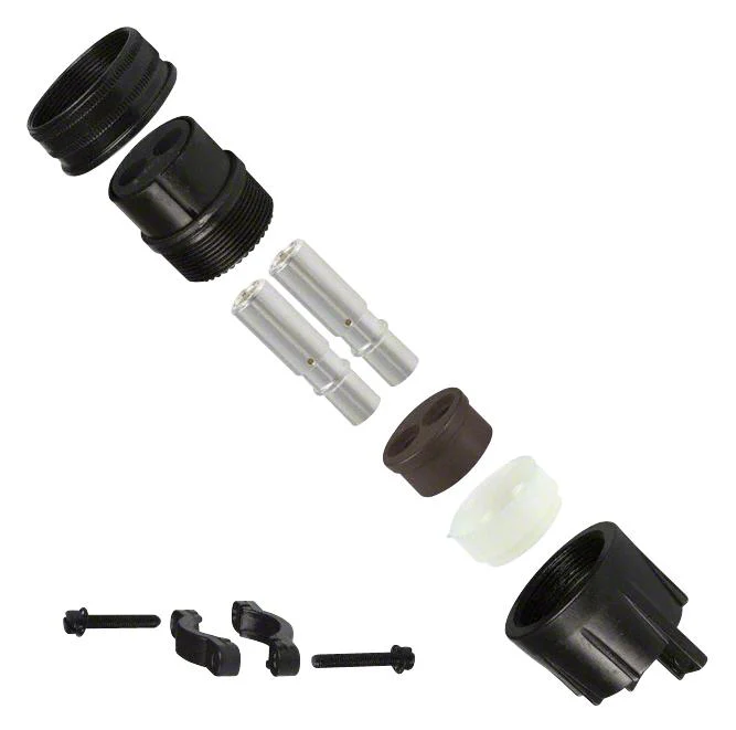 AMPHENOL INDUSTRIAL ACC06R32-17P-003 Circular Connector, ACC Series, MIL-DTL-5015 Series, Straight Plug, 4 Contacts, Crimp Pin, Threaded