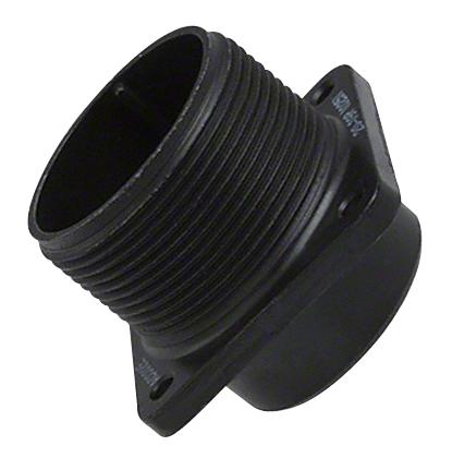 Amphenol Industrial ACS02A14S-2S-553 ACS02A14S-2S-553 Circular Connector AC Box Mount Receptacle 4 Contacts Solder Socket Threaded 14S-2