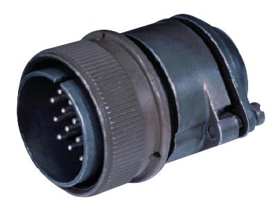 Amphenol Industrial CS3106A14S-2S-116 CS3106A14S-2S-116 Circular Connector CS Straight Plug 4 Contacts Solder Socket Threaded 14S-2