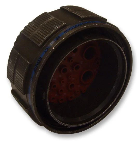 AMPHENOL INDUSTRIAL D38999/26JE26PA Circular Connector, MIL-DTL-38999 Series III, Straight Plug, 26 Contacts, Crimp Pin, Threaded