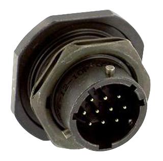 AMPHENOL INDUSTRIAL GTS01AF28-11P Circular Connector, GTS Series, MIL-DTL-5015 Series, Cable Mount Receptacle, 22 Contacts