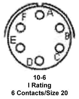 Amphenol Industrial PT02A-10-6S(025) Circular Connector Receptacle 6 Position Panel - Image 2