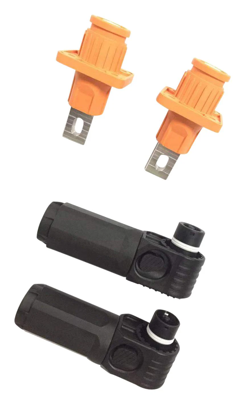 Amphenol Industrial SLPHPC95BSO1 High PWR Conn R/A Plug Crimp 350A/ORG - Image 3