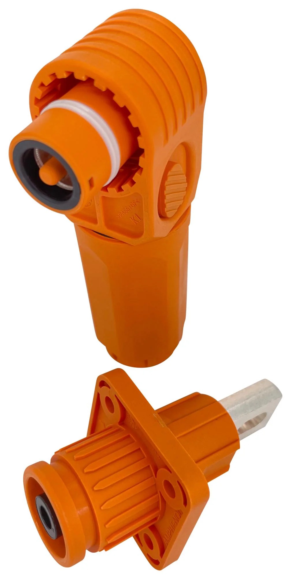 Amphenol Industrial SLPHPC95BSO1 High PWR Conn R/A Plug Crimp 350A/ORG - Image 4
