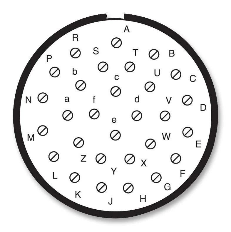 AMPHENOL LTD D38999/24WJ29SD Circular Connector, MIL-DTL-38999 Series III, DS38999/24 Series, Jam Nut Receptacle, 29 Contacts - Image 2