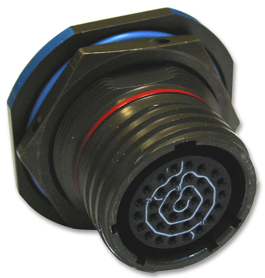 AMPHENOL LTD D38999/24WJ61PC Circular Connector, MIL-DTL-38999 Series III, DS38999/24 Series, Jam Nut Receptacle, 61 Contacts