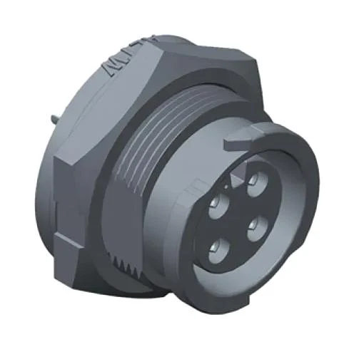 AMPHENOL LTW CBD-08PMFS-QC8001 Circular Connector, Hybrid, Circular Industrial, X-Lok C Size Series, Panel Mount Plug, 8 Contacts