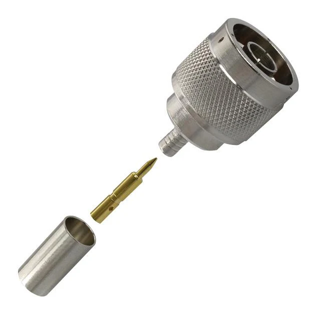 AMPHENOL RF 172166 RF / Coaxial Connector, N Coaxial, Straight Plug, Crimp, 50 ohm