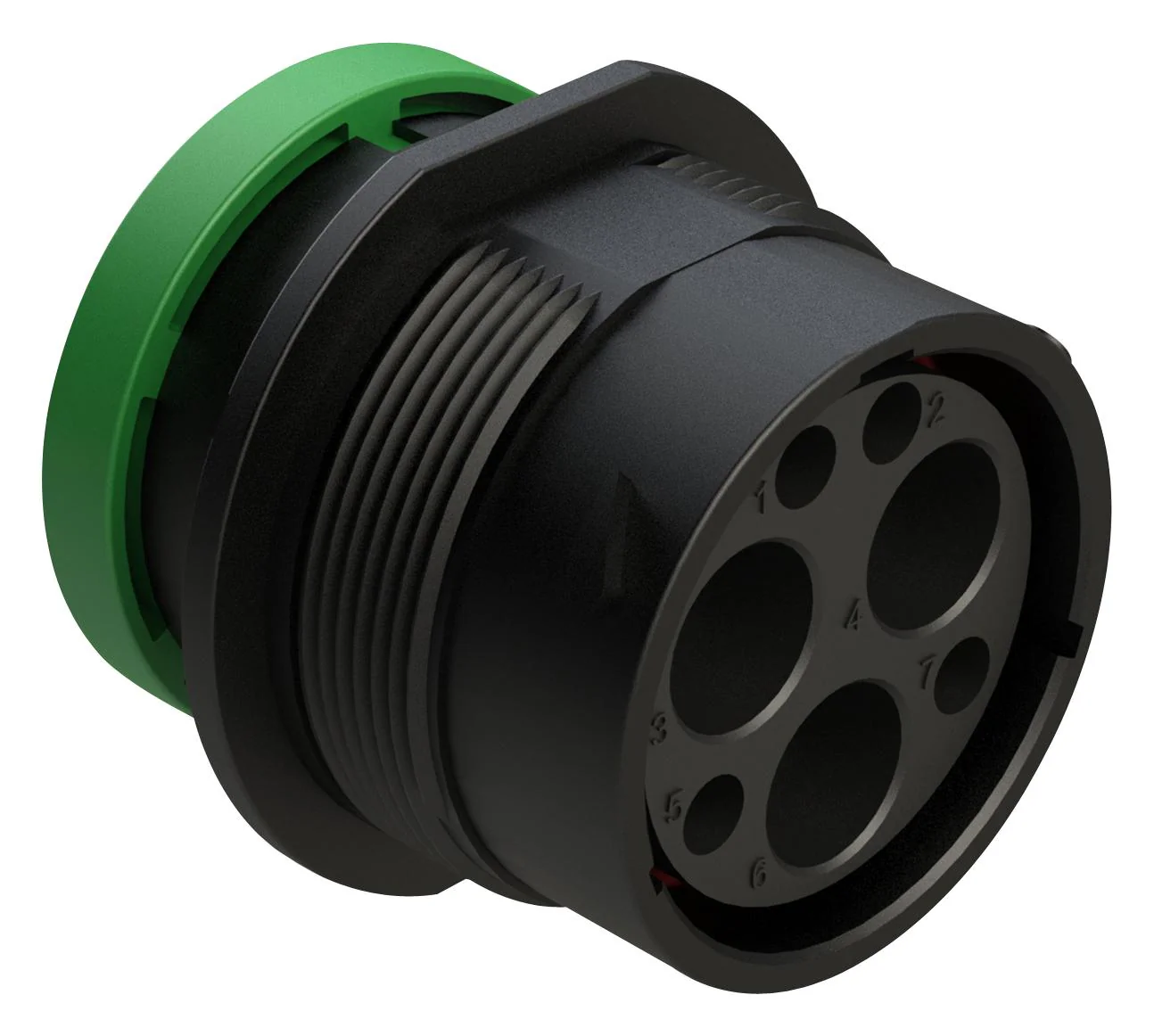 Amphenol SINE/TUCHEL AHDP04-24-07PN-BRACL22 Circular Connector DuraMate� Ahdp Backshell Ring Adapter Series Panel Mount Receptacle New