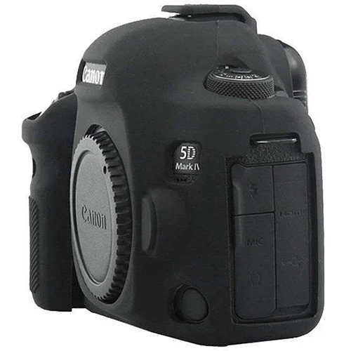 Amzer Soft Silicone Protective Case for Canon EOS 5D Mark IV (Black) - Image 3