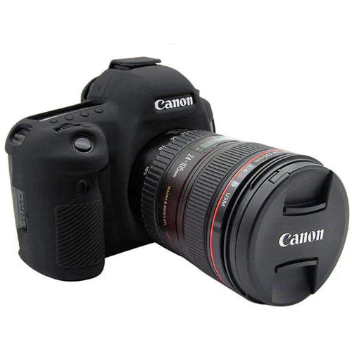 Amzer Soft Silicone Protective Case for Canon EOS 5D Mark IV (Black) - Image 5